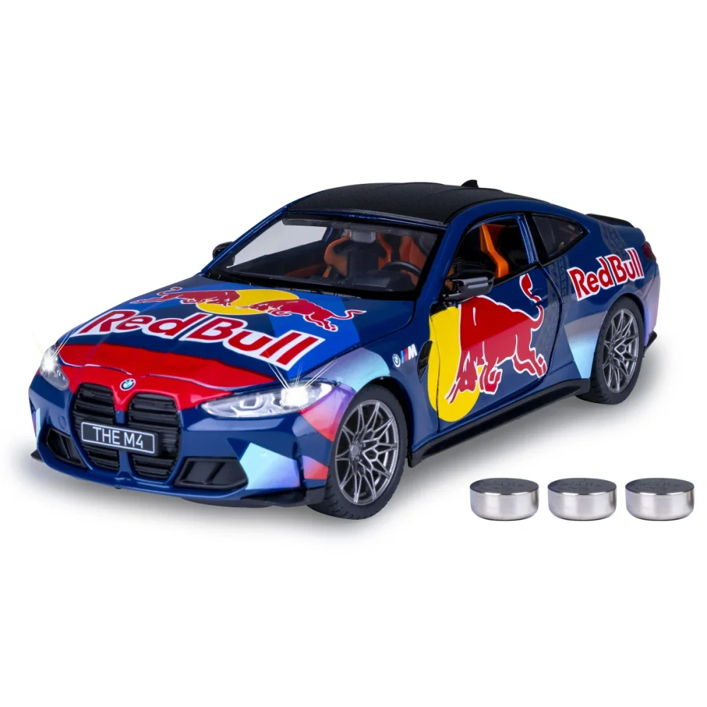BMW M4 Diecast 1:24 modré včetně baterií