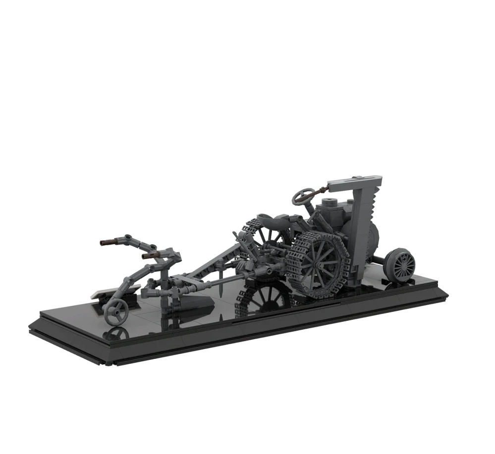Brixies Plus Fendt Dieselross 1930 traktor stavebnice limitovaná edice - šedá