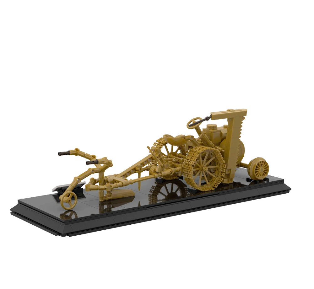 Brixies Plus Fendt Dieselross 1930 traktor stavebnice limitovaná edice - zlatá