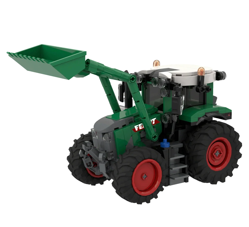 Brixies Plus Fendt 620 Vario traktor s čelním nakladačem stavebnice