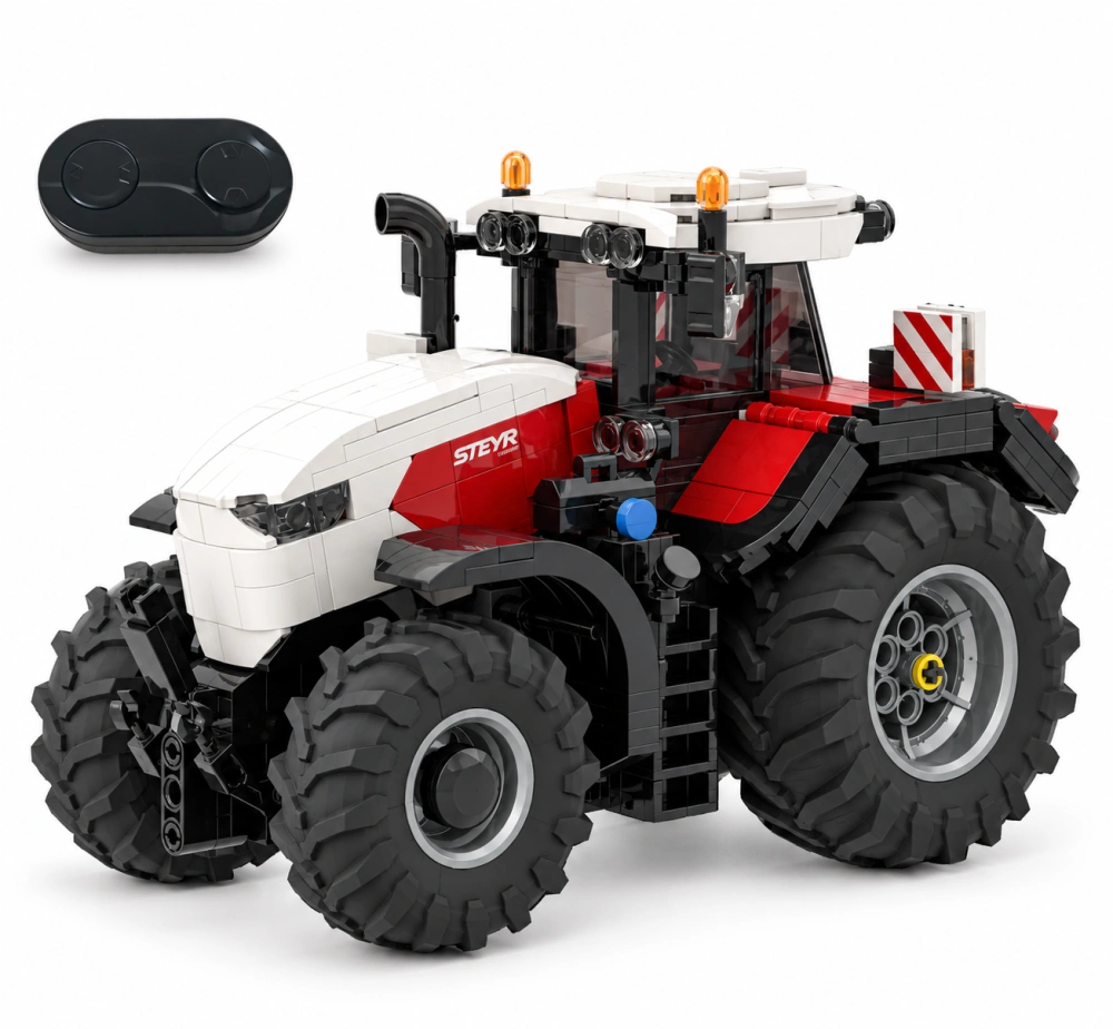 Brixies Plus RC Steyr Cervus CVT traktor stavebnice