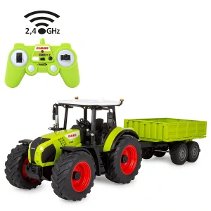 Traktor Claas Arion 660 se sklápěcím přívěsem 1:24 2,4GHz