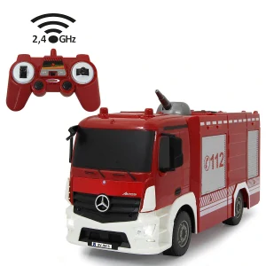 Hasičské auto Mercedes-Benz Antos 1:26 2,4GHz se stříkačkou