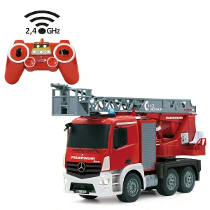 Hasičské auto Mercedes-Benz Antos 1:20 2,4GHz se stříkačkou
