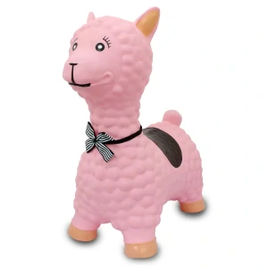 Hopsadlo lama růžová s pumpičkou