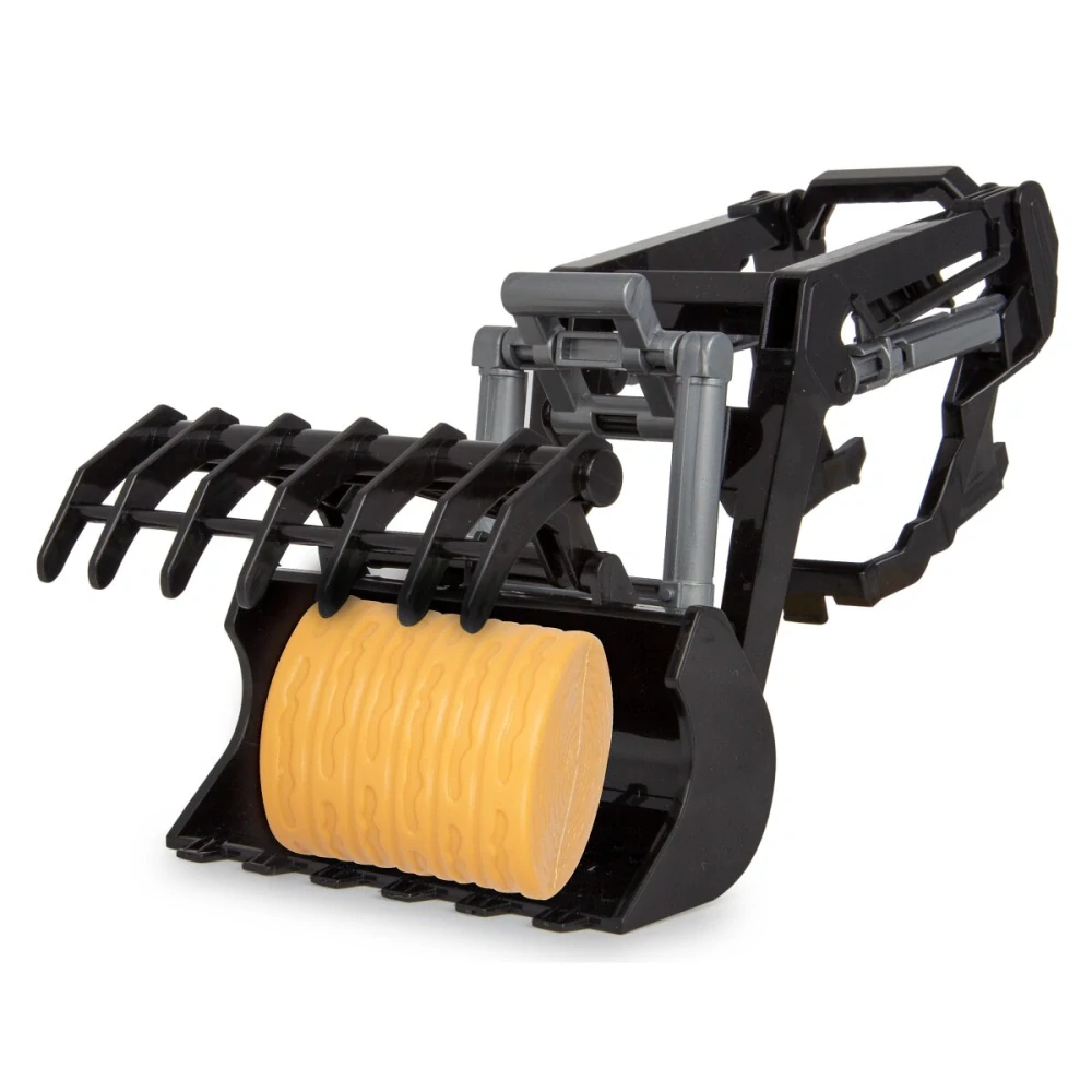 Čelní nakladač krokodýl pro Traktor Fendt 1050 Vario 1:24S s balíkem slámy