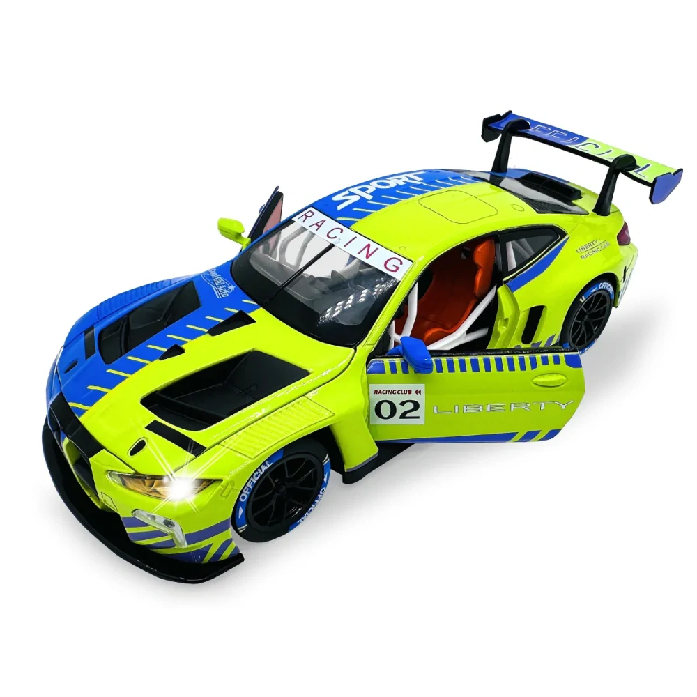BMW M4 GT3 Diecast 1:24 zelené včetně baterií