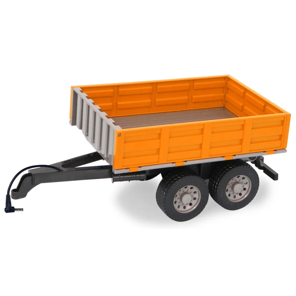 Přívěs sklápěcí oranžový pro RC Traktory 1:16