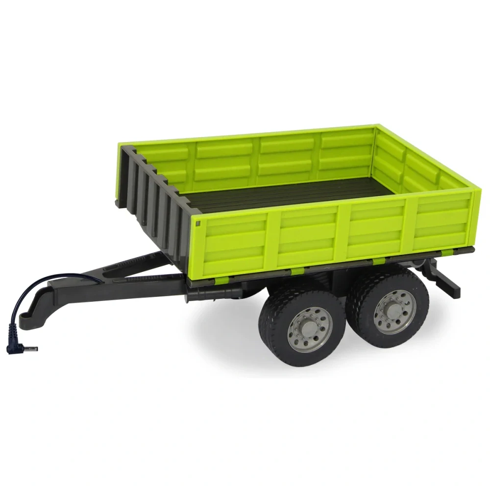 Přívěs sklápěcí světle zelený pro RC Traktory 1:16