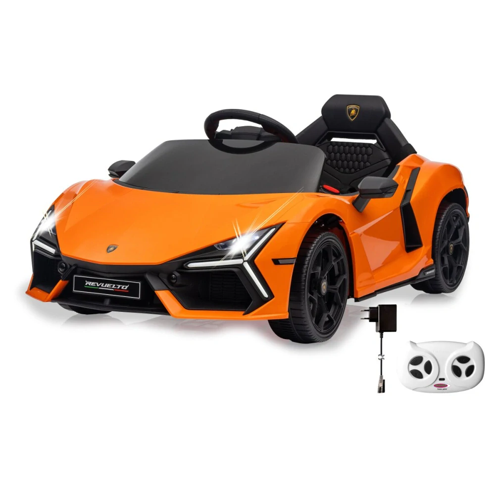 Ride-on Lamborghini Revuelto oranžové 2,4GHz Li-Power 12.6