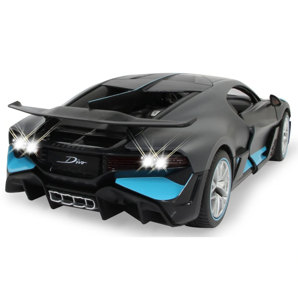 Bugatti Divo 1:14 šedé 2,4GHz s manuálním otevíráním dveří