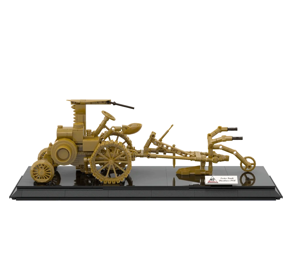 Brixies Plus Fendt Dieselross 1930 traktor stavebnice limitovaná edice - zlatá