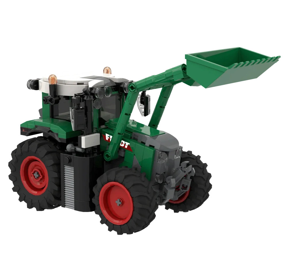 Brixies Plus Fendt 620 Vario traktor s čelním nakladačem stavebnice