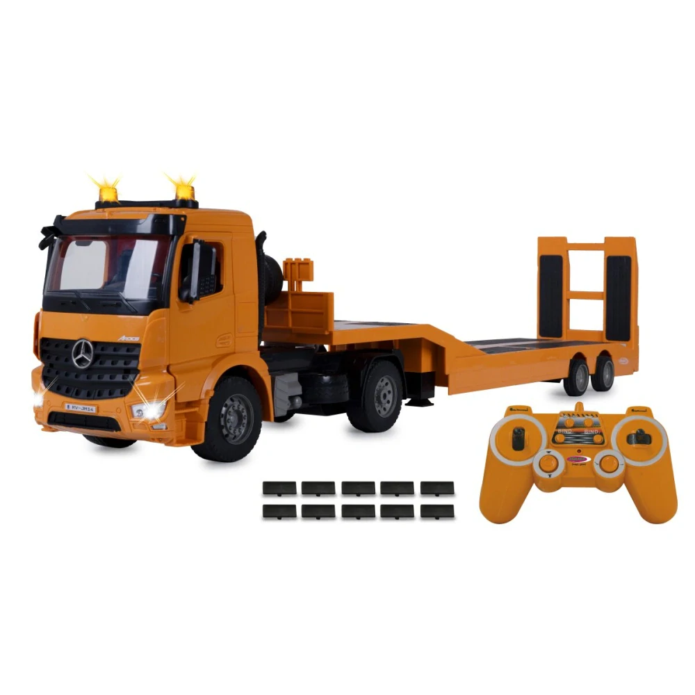 Tahač s nízkoložným návěsem Mercedes-Benz Arocs 1:20 2,4GHz