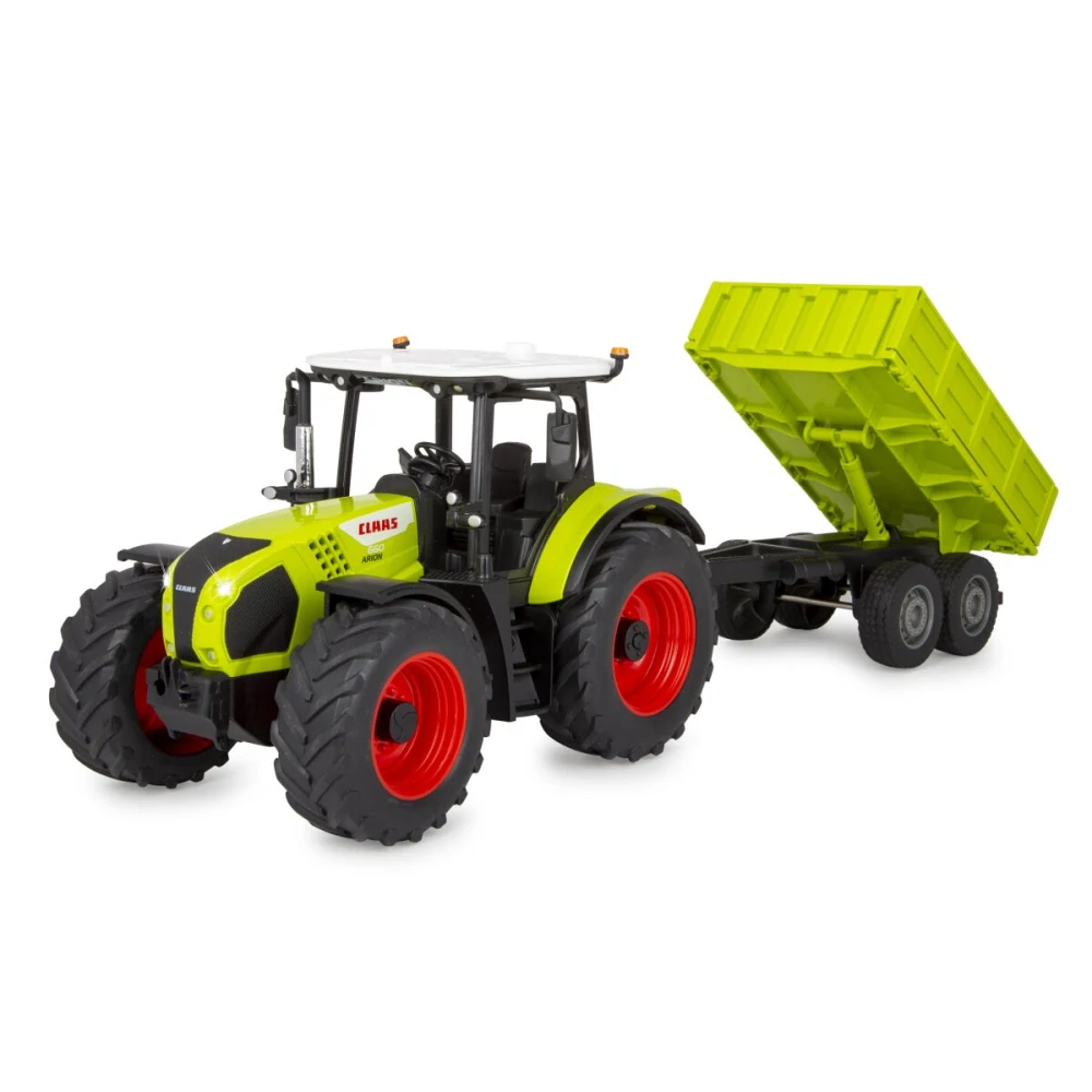 Jamara Traktor Claas Arion 660 se sklápěcím přívěsem 1:24 2,4GHz  