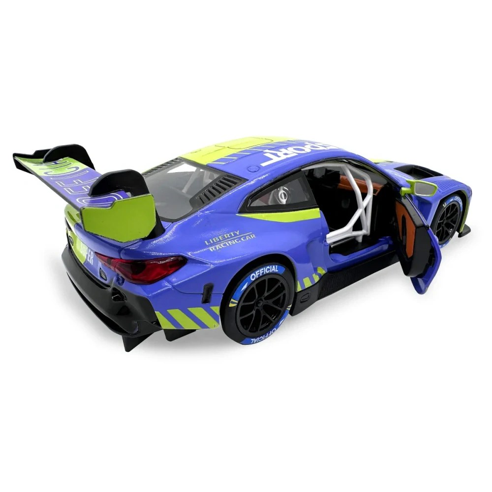 BMW M4 GT3 Diecast 1:24 zelené včetně baterií