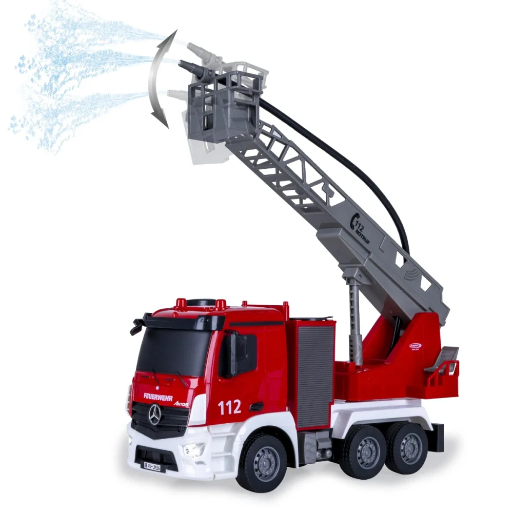 Jamara Hasičské auto Mercedes-Benz Antos 1:26 2,4GHz se stříkačkou