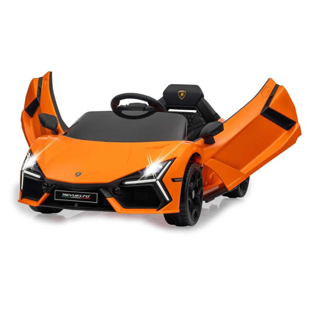 Ride-on Lamborghini Revuelto oranžové 2,4GHz Li-Power 12.6