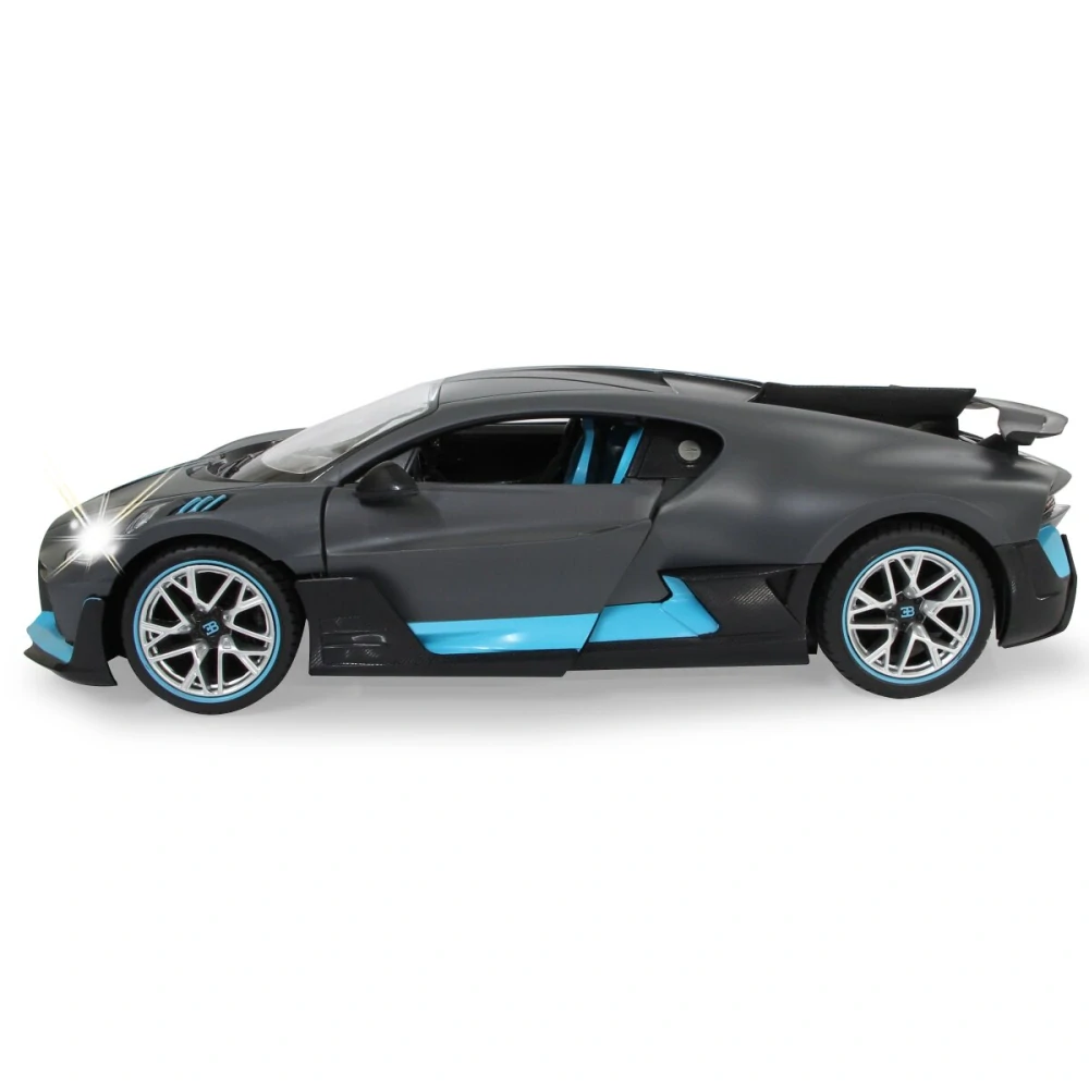 Bugatti Divo 1:14 šedé 2,4GHz s manuálním otevíráním dveří