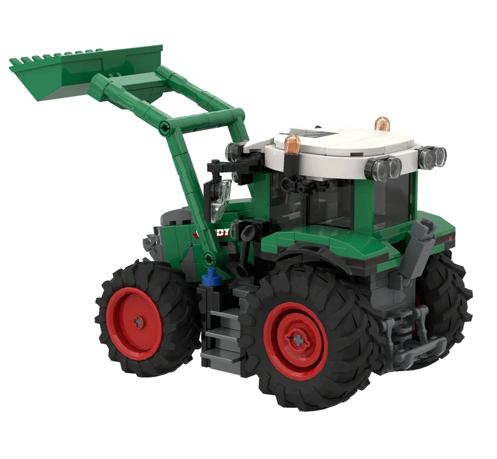 Brixies Plus Fendt 620 Vario traktor s čelním nakladačem stavebnice