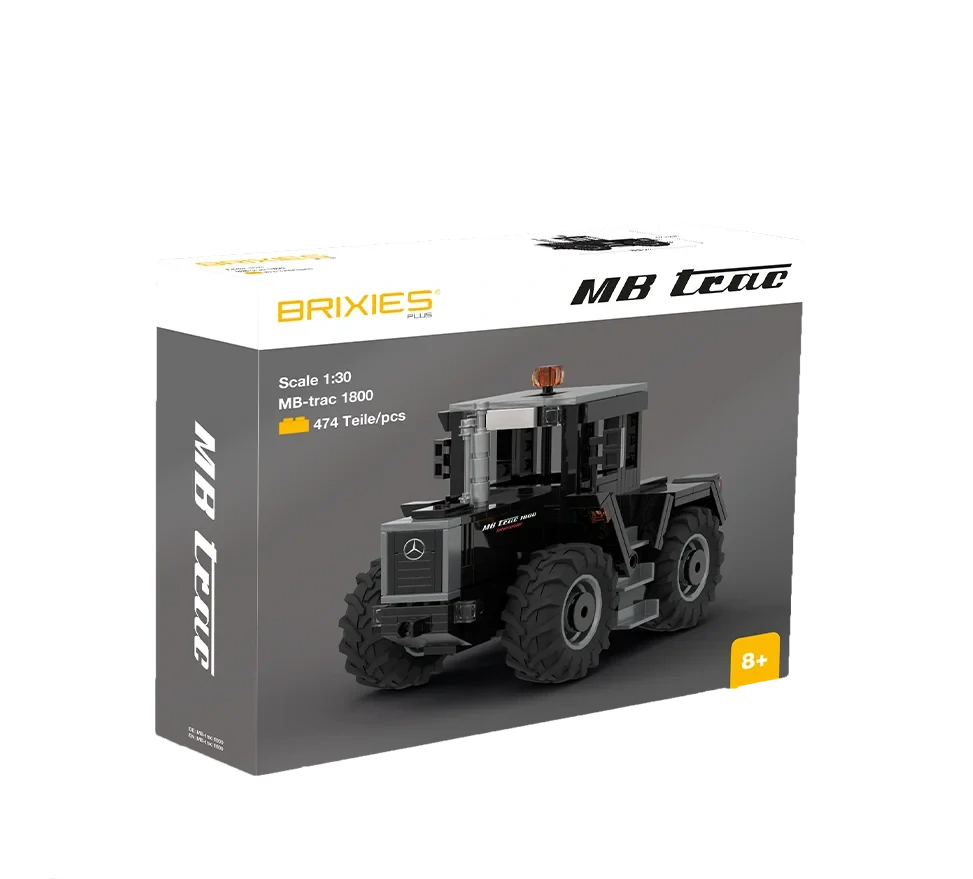Brixies Plus Selektiv MB-Trac 1800 1:30 traktor stavebnice
