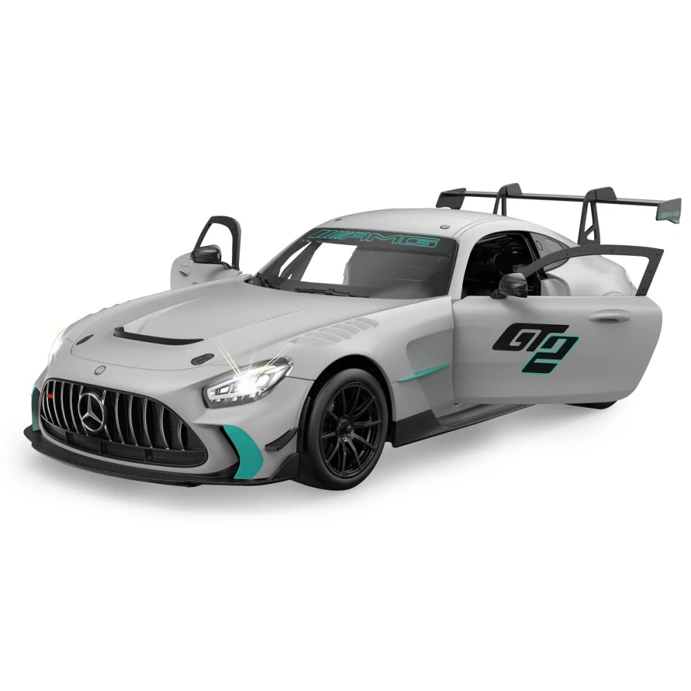 Jamara Mercedes-AMG GT2 1:14 stříbrné 2,4GHz s manuálním otevíráním dveří