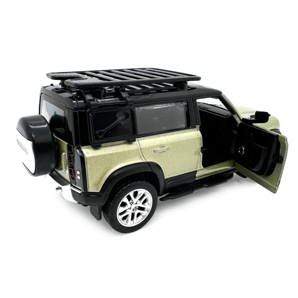 Jamara Land Rover Defender 110 Diecast 1:43 zelené 2v1