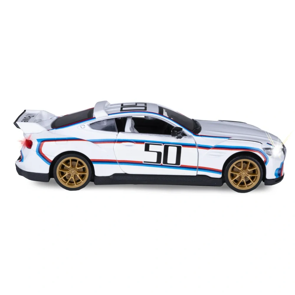 BMW 3.0 CSL Diecast 1:34 bílé včetně baterií