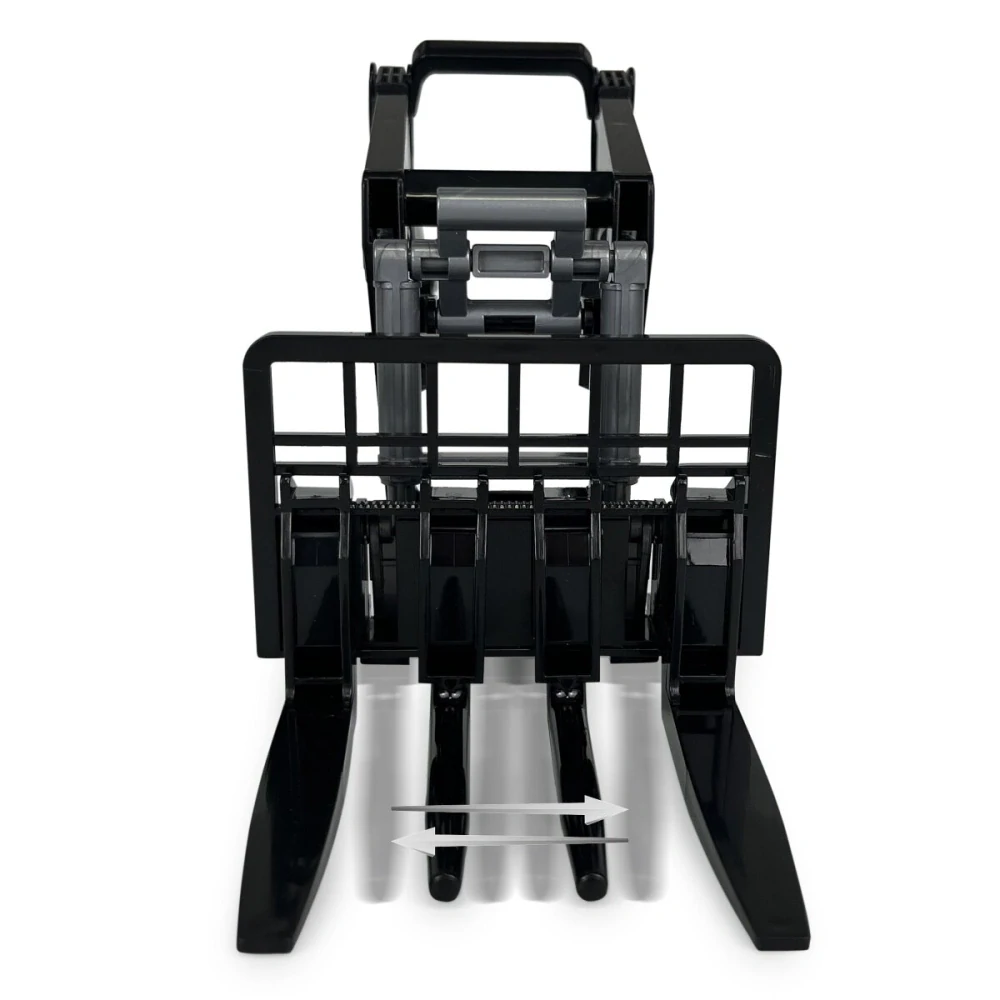 Čelní nakladač s vidlemi pro RC Traktor Fendt 1050 1:24S se 4 balíky sena
