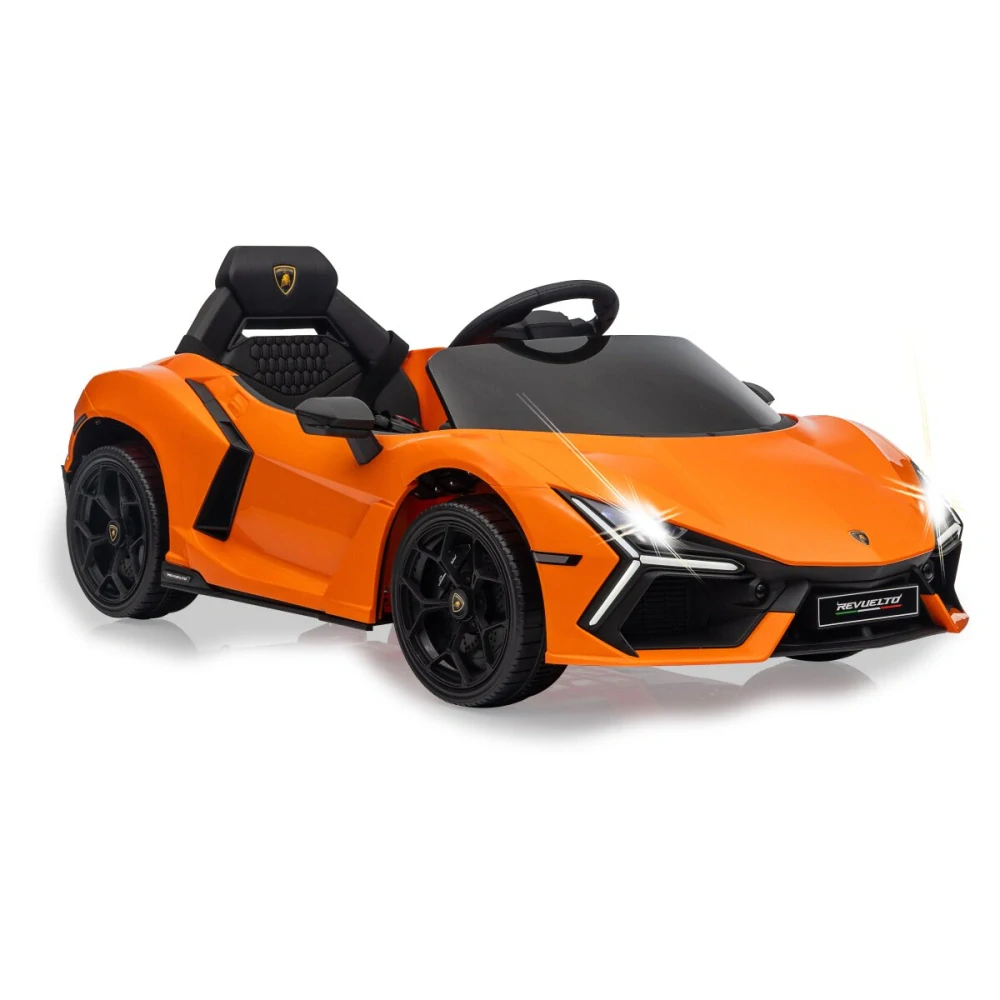 Ride-on Lamborghini Revuelto oranžové 2,4GHz Li-Power 12.6