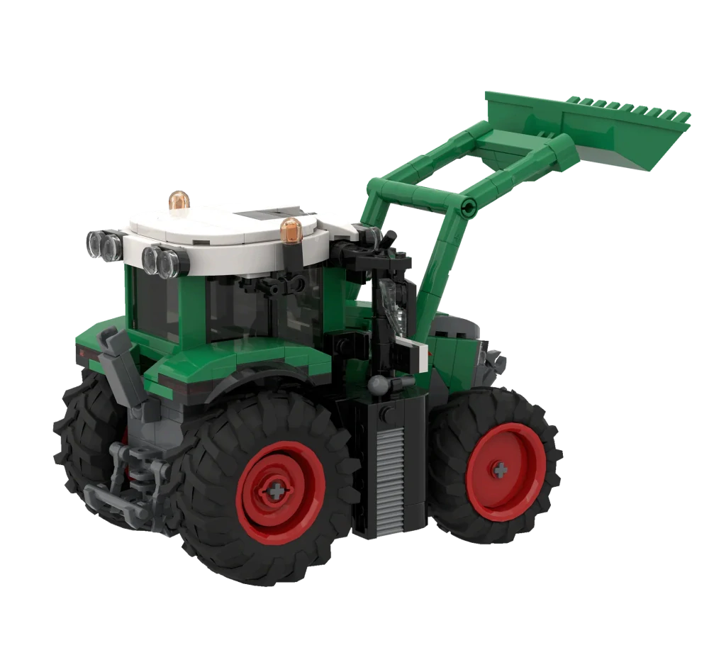 Brixies Plus Fendt 620 Vario traktor s čelním nakladačem stavebnice