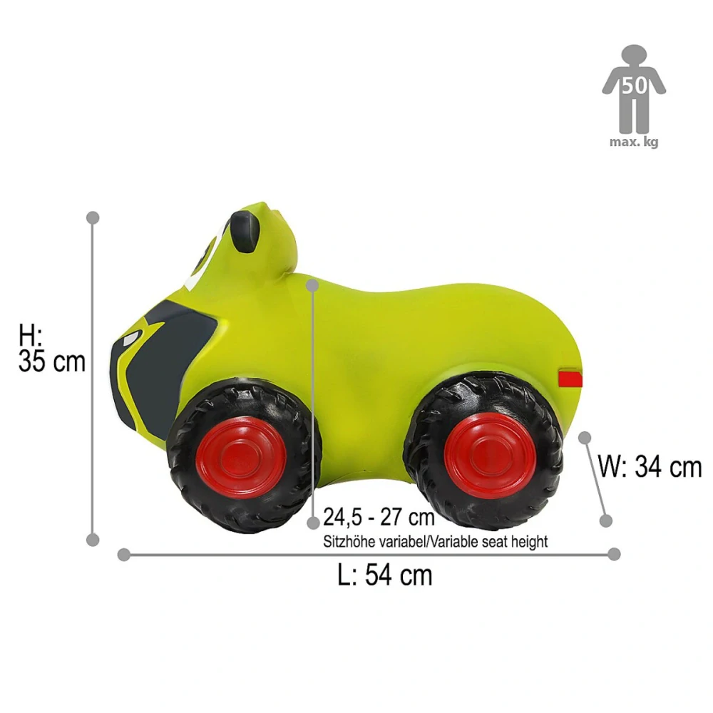 Hopsadlo traktor Claas s pumpičkou