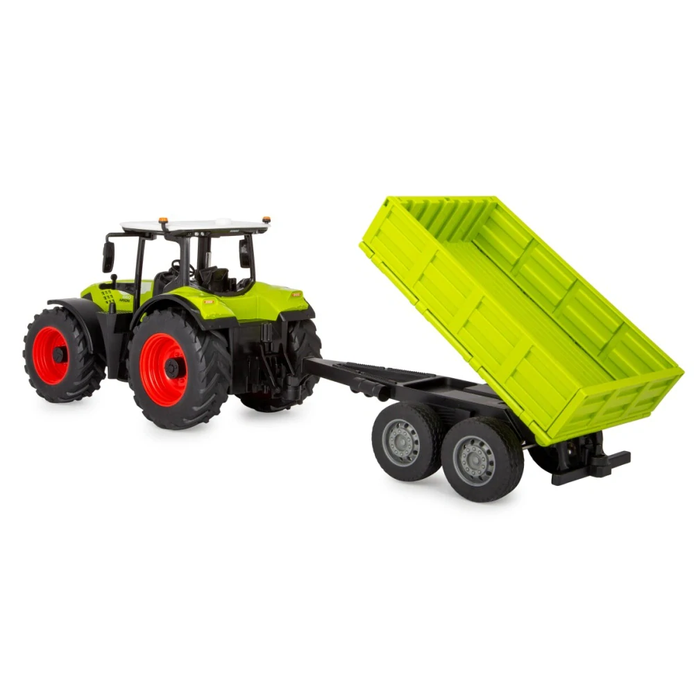 Traktor Claas Arion 660 se sklápěcím přívěsem 1:24 2,4GHz