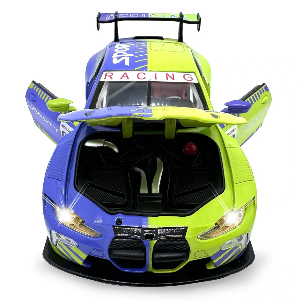 BMW M4 GT3 Diecast 1:24 zelené včetně baterií