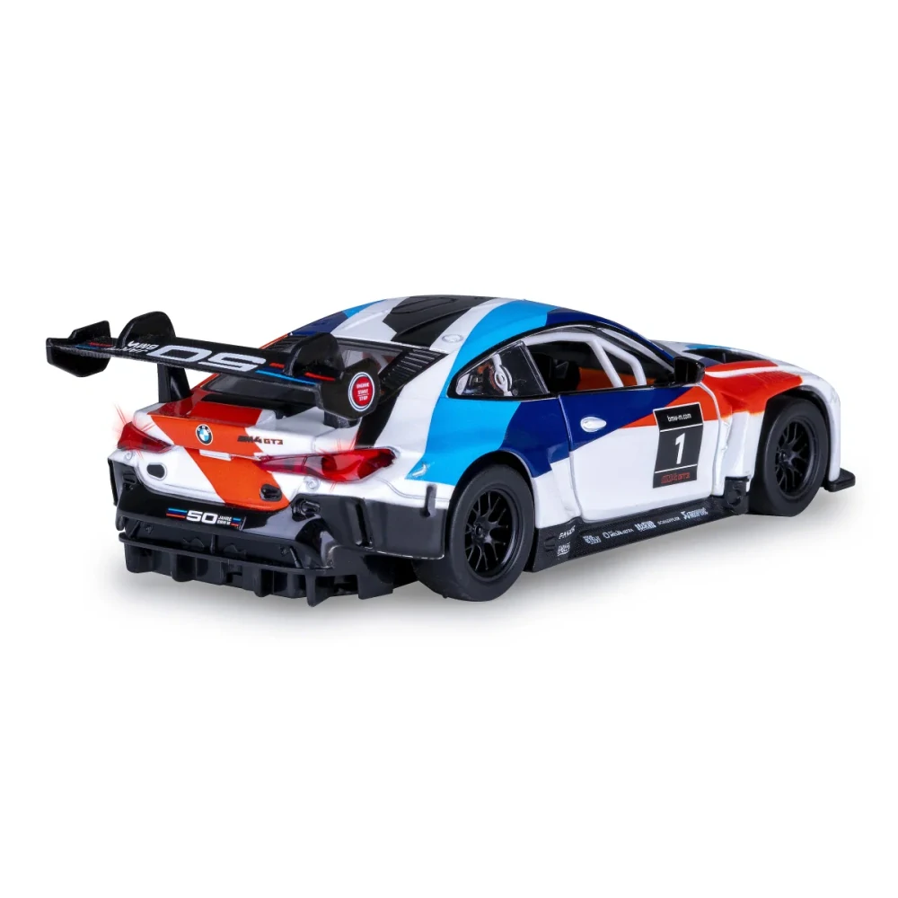 BMW M4 GT3 Diecast 1:32 bílé včetně baterií