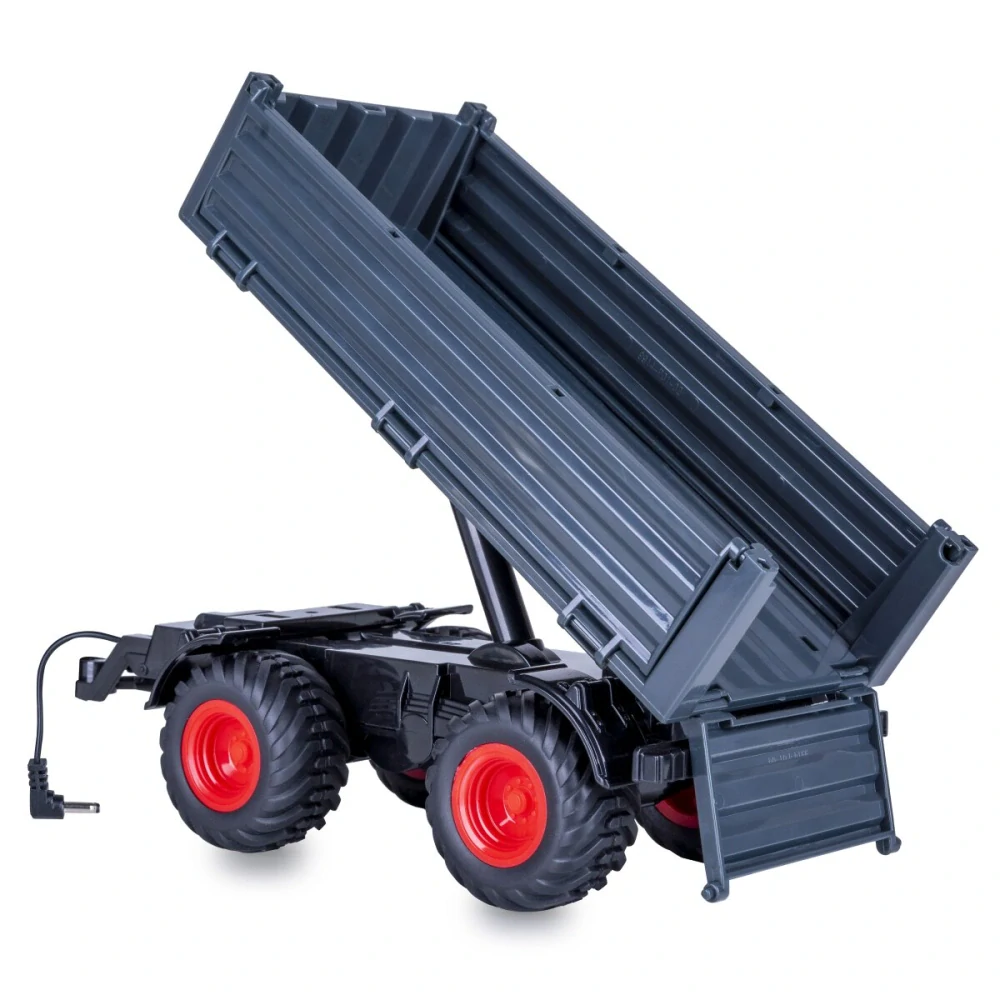 Přívěs sklápěcí antracitový pro RC Traktor MB-trac 1000 1:24S
