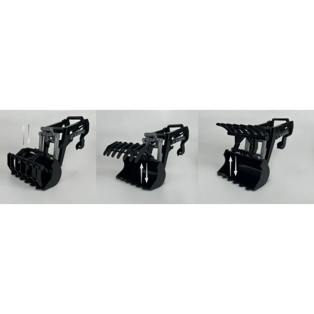 Čelní nakladač krokodýl pro RC Traktor Fendt 1050 Vario 1:24S s balíkem slámy
