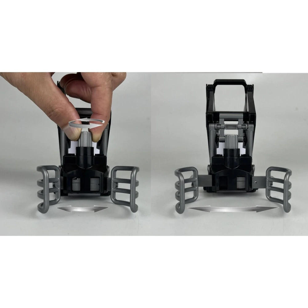 Čelní nakladač s uchopovačem pro RC Traktor Fendt 1050 Vario 1:24S s velkým balíkem slámy