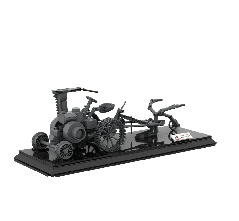 Brixies Plus Fendt Dieselross 1930 traktor stavebnice limitovaná edice - šedá