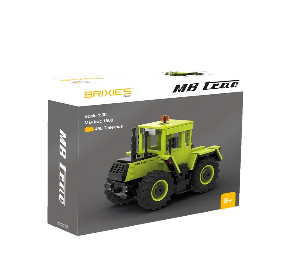 Brixies Plus Selektiv MB-Trac 1500 1:30 traktor stavebnice