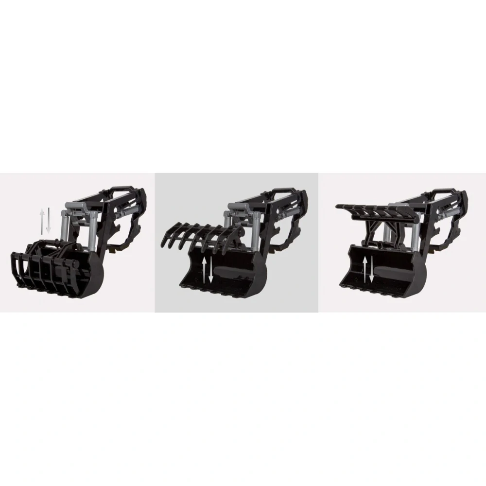Čelní nakladač krokodýl pro Traktor Fendt 1050 Vario 1:24S s balíkem slámy
