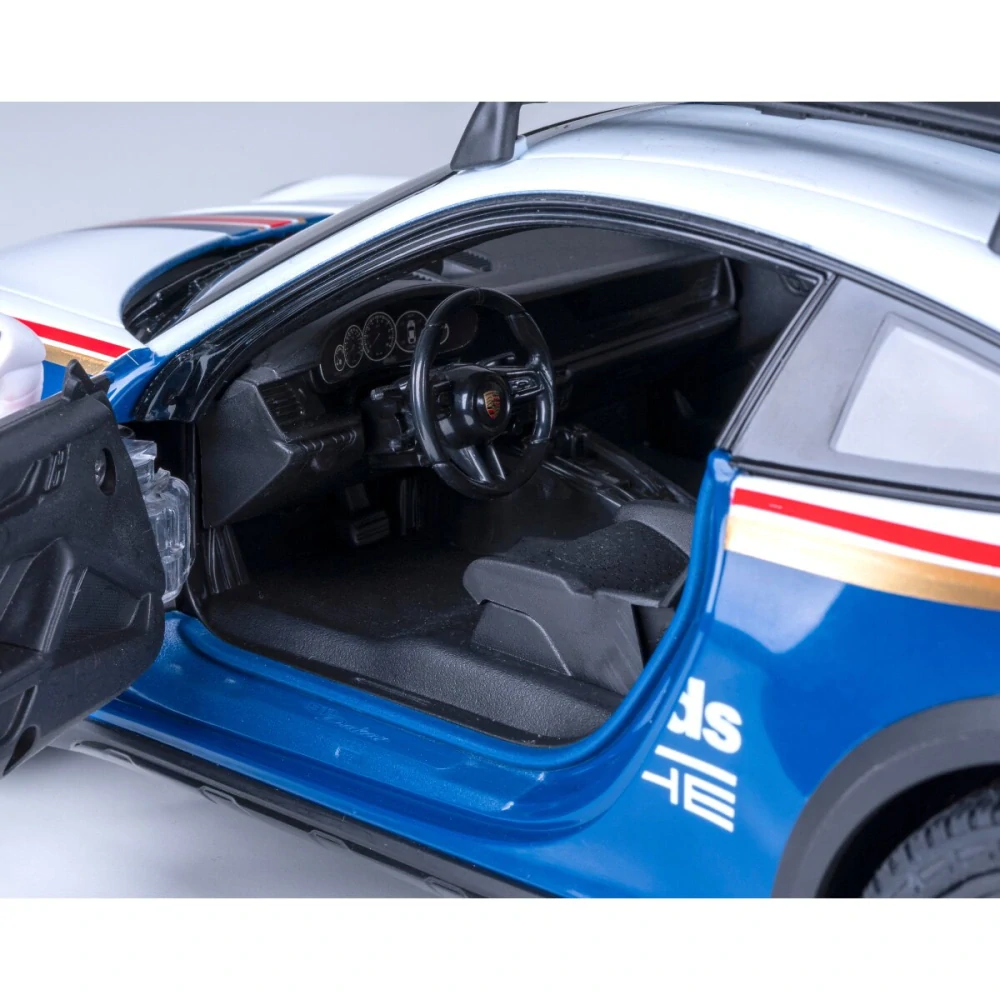 Jamara Porsche 911 Dakar Performance 1:14 modré 2,4GHz s manuálním otevíráním dveří