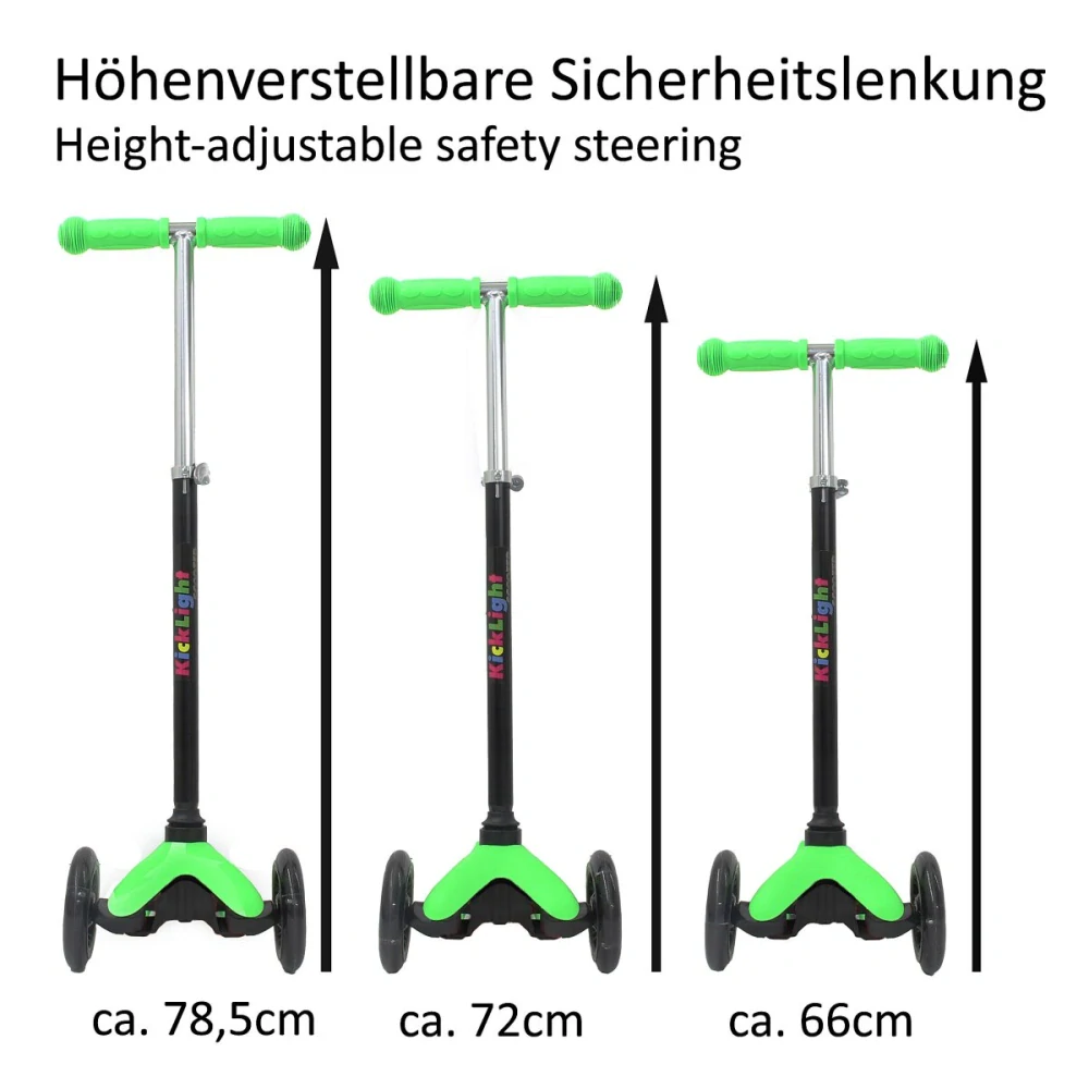 Koloběžka KickLight zelená