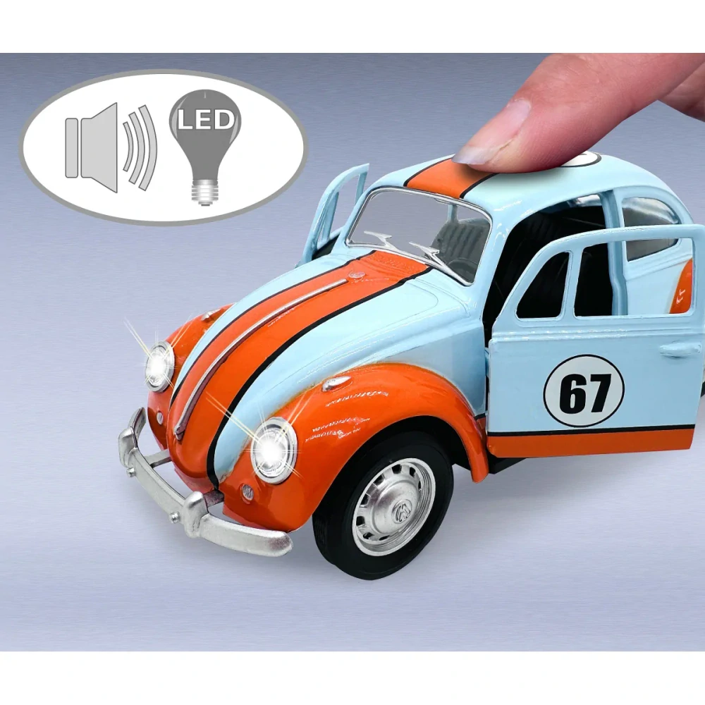 Jamara Volkswagen Classical Beetle 1967 Diecast 1:28 světle modré včetně baterií