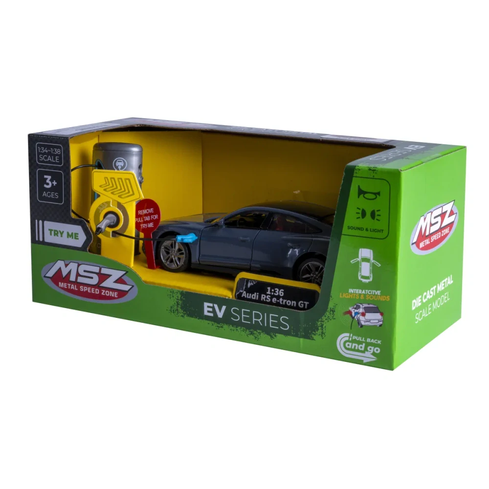 Audi RS e-tron GT Diecast 1:36 šedé včetně baterií