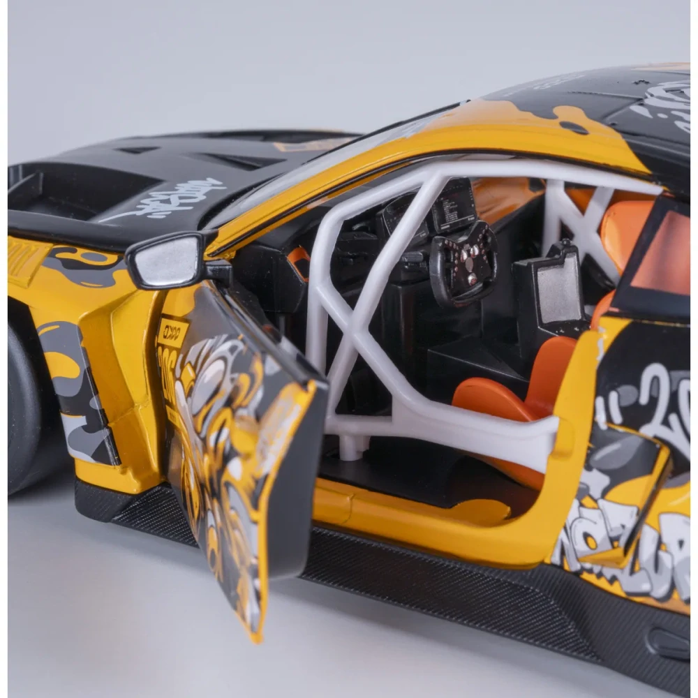 BMW M4 GT3 Diecast 1:24 žluté včetně baterií