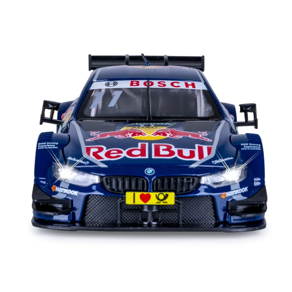 BMW M4 DTM Diecast 1:24 modré včetně baterií