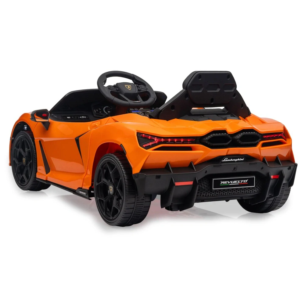 Ride-on Lamborghini Revuelto oranžové 2,4GHz Li-Power 12.6