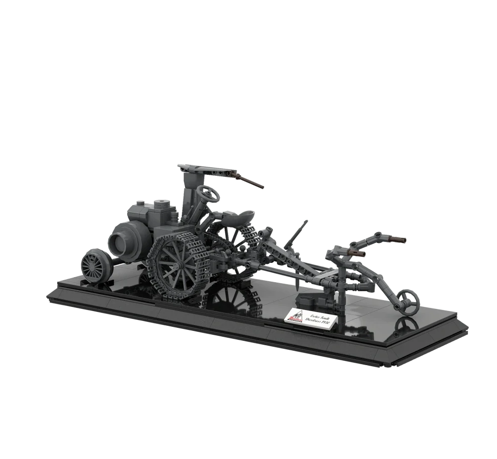 Brixies Plus Fendt Dieselross 1930 traktor stavebnice limitovaná edice - šedá