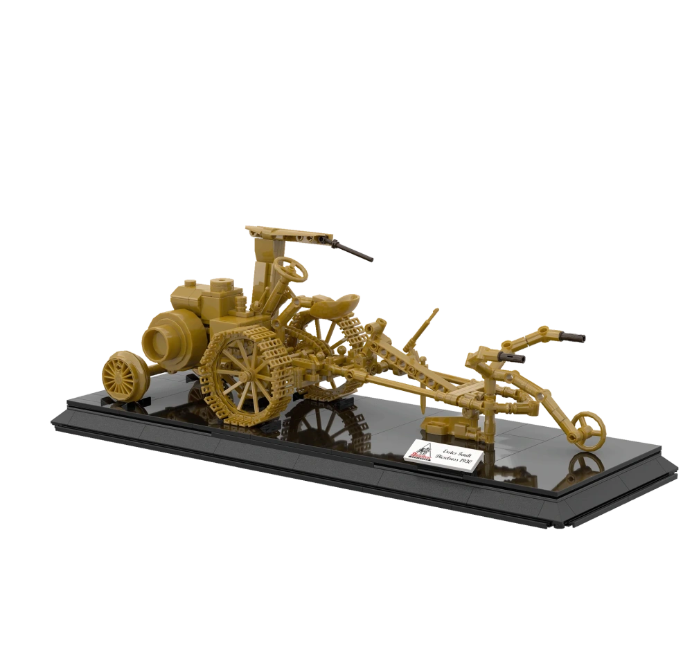 Brixies Plus Fendt Dieselross 1930 traktor stavebnice limitovaná edice - zlatá